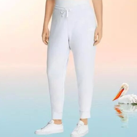 Nike NSW Terry Lined Joggers Pants Pastel Blue Pink Bleached Womens Plus Size 2X - Picture 1 of 9